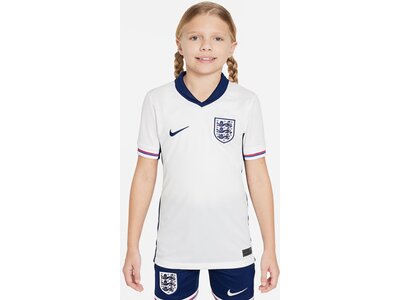NIKE Kinder Fantrikot England 2024 Stadium Home Big Kids' Dri-FIT Soccer Replica Jersey Weiß