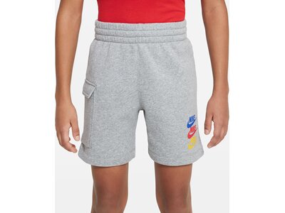 NIKE Kinder Sporthose Sportswear Fleece Cargo Grau