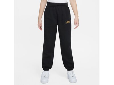 NIKE Kinder Sporthose G NSW CLUB FLC LOOSE PANT SHNE Schwarz