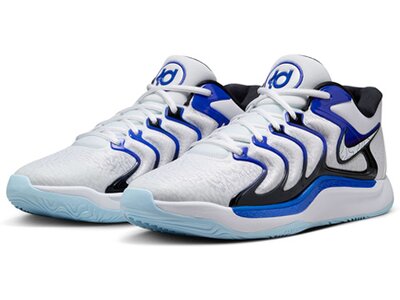 NIKE Herren Basketballschuhe KD17 Silber