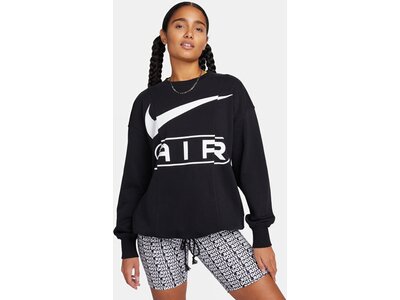 NIKE Damen Shirt W NSW AIR OOS FLC CREW Schwarz