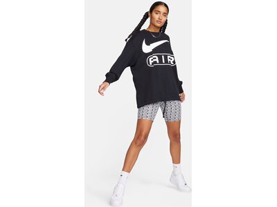 NIKE Damen Shirt W NSW AIR OOS FLC CREW Schwarz