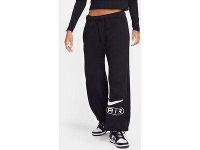 NIKE Damen Hose W NSW AIR MR FLC JOGGER Schwarz