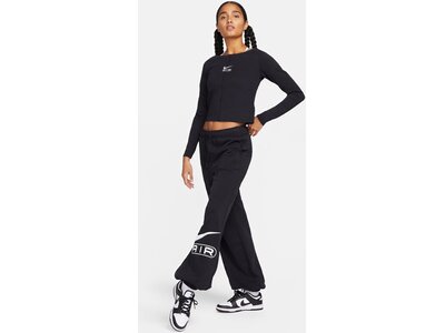 NIKE Damen Hose W NSW AIR MR FLC JOGGER Schwarz