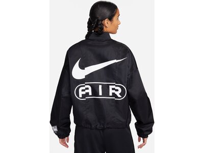 NIKE Damen Jacke W NSW AIR WVN OS BMBR Schwarz