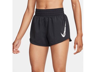 NIKE Damen Shorts One Dri-FIT Mid-Rise 3" Schwarz