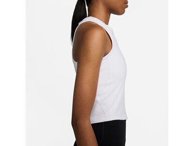 NIKE Damen Shirt W NK ONE FITTED DF CROP TANK Weiß