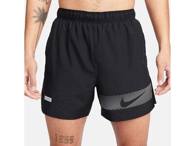 NIKE Herren Shorts M NK CHALLENGER 5BF SHRT FLASH Schwarz