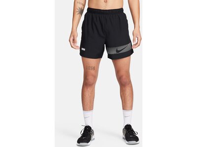 NIKE Herren Shorts M NK CHALLENGER 5BF SHRT FLASH Schwarz