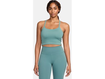 NIKE Damen Shirt W NK ONE FITTED DF CROP TNK NV Grün