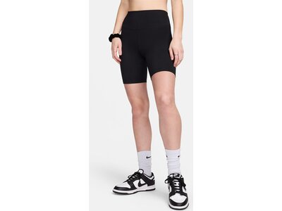 NIKE Damen Tight One High-Waisted 8" Schwarz