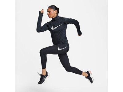 NIKE Damen Tights W NK FST SW HBR DF MR 7/8 TGT Weiß