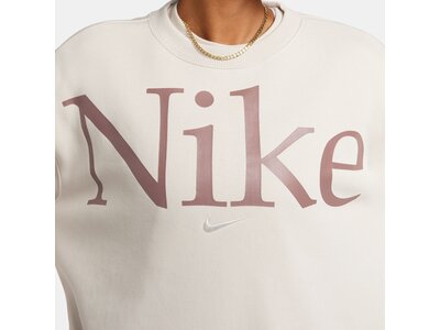 NIKE Damen Shirt W NSW PHNX FLC OS LOGO CREW Pink