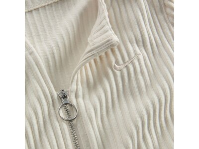 NIKE Damen Shirt Sportswear Chill Knit Ribbed Full-Zip Grün