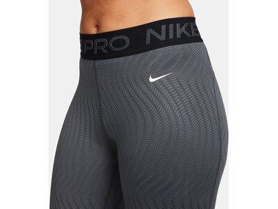 NIKE Damen Tight W NP DF MR 7/8 TIGHT AOP Grau