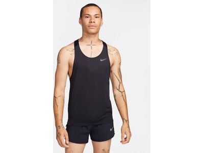 NIKE Herren T-Shirt M NK DF FAST SINGLET Schwarz