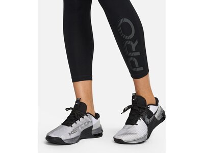 NIKE Damen Tight Pro Mid-Rise 7/8 Graphic Schwarz
