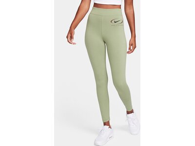 NIKE Damen Tight W NSW LGGNG HR PRNT SWSH Grün