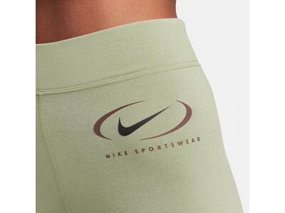 NIKE Damen Tight W NSW LGGNG HR PRNT SWSH Grün