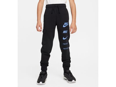 NIKE Kinder Hose B NSW SI FLC CARGO PANT BB Schwarz