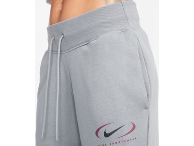 NIKE Damen Hose W NSW PHNX FLC HR OS PANT PRNT Weiß