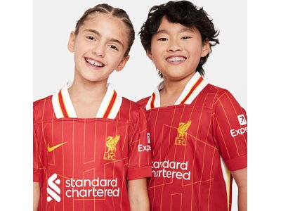 NIKE Kinder Fantrikot Liverpool FC 2024/25 Stadium Home Dri-FIT Rot