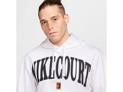 NIKE Herren Shirt Court Heritage Dri-FIT Fleece Weiß
