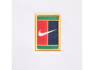NIKE Herren Shirt Court Heritage Dri-FIT Fleece Weiß