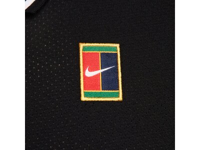 NIKE Herren Shirt Court Heritage Schwarz