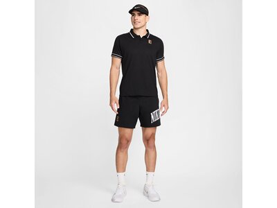 NIKE Herren Shirt Court Heritage Schwarz