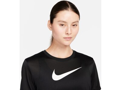 NIKE Damen Shirt W NK DF TEE RLGND HBR Schwarz