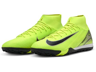 NIKE Herren Fussball-Hartplatzschuhe Mercurial Superfly 10 Academy TF High-Top Grün