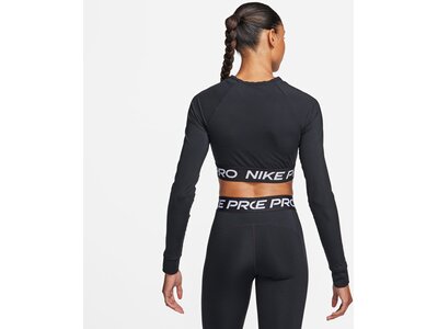 NIKE Damen Shirt Pro 365 Dri-FIT Cropped Schwarz