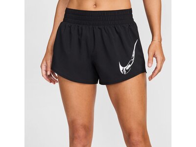 NIKE Damen Shorts One Dri-FIT Mid-Rise Graphic Grau