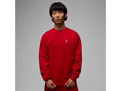 NIKE Herren Fantrikot Jordan Brooklyn Fleece Crew-Neck Rot