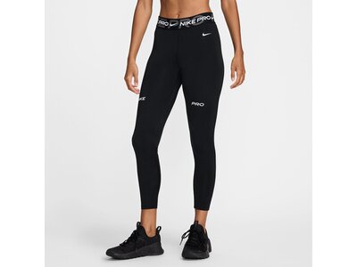 NIKE Damen Tight Pro Mid-Rise 7/8 Graphic Schwarz