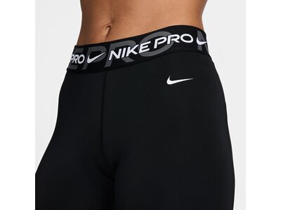 NIKE Damen Tight Pro Mid-Rise 7/8 Graphic Schwarz