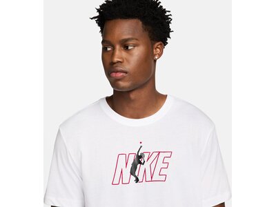 NIKE Herren Fanshirt NikeCourt Dri-FIT Weiß