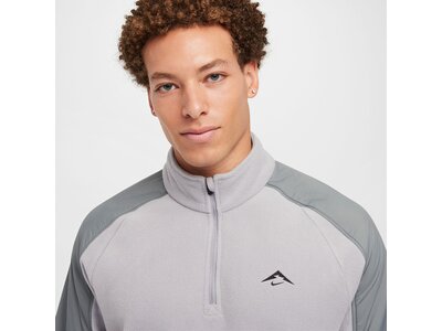 NIKE Herren T-Shirt M TRAIL POLARTEC FLEECE Grau