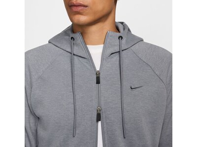 NIKE Herren Shirt Primary Dri-FIT UV Full-Zip Grau