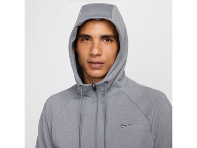 NIKE Herren Shirt Primary Dri-FIT UV Full-Zip Grau
