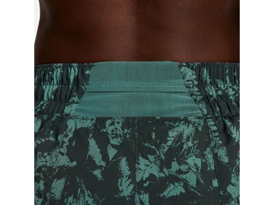 NIKE Damen Shorts One Breathable Dri-FIT High-Waisted Brief-Lined 3" Printed Grau