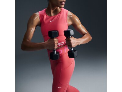 NIKE Damen Shirt Pro Dri-FIT Cropped Tank Top Pink