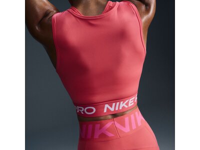 NIKE Damen Shirt Pro Dri-FIT Cropped Tank Top Pink