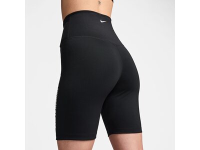 NIKE Damen Tight W NK ONE DF HR SHRT GLS Schwarz