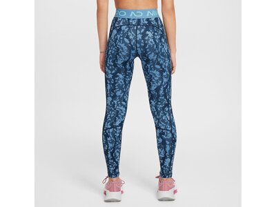 NIKE Kinder Tight Pro Dri-FIT Mid-Rise Blau