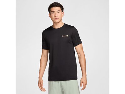 NIKE Herren Shirt Dri-FIT Fitness Schwarz