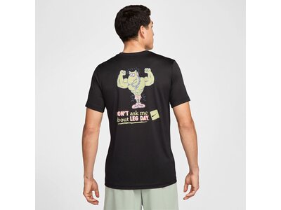NIKE Herren Shirt Dri-FIT Fitness Schwarz
