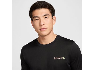NIKE Herren Shirt Dri-FIT Fitness Schwarz