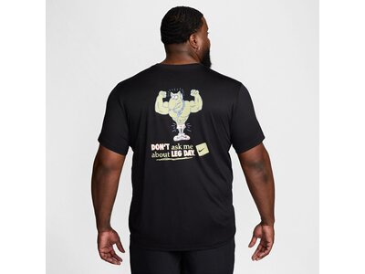 NIKE Herren Shirt Dri-FIT Fitness Schwarz